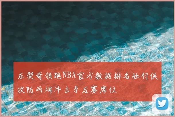 东契奇领跑NBA官方数据排名独行侠攻防两端冲击季后赛席位